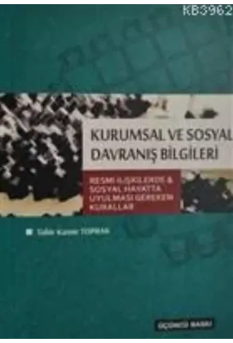 Kurumsal ve Sosyal Davranış Bilgileri