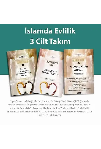 İslamda Evlilik Serisi 3 Kitap Set