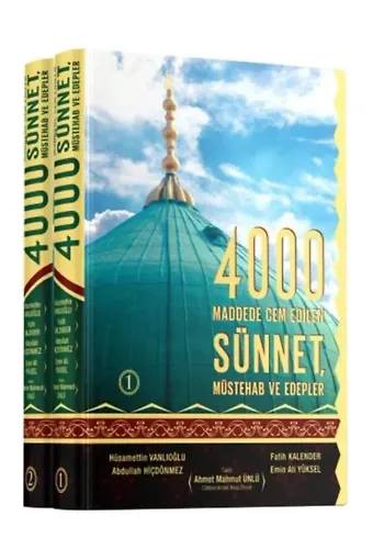 4000 Sünnet, Müstehab ve Edepler - 2 Cilt Takım