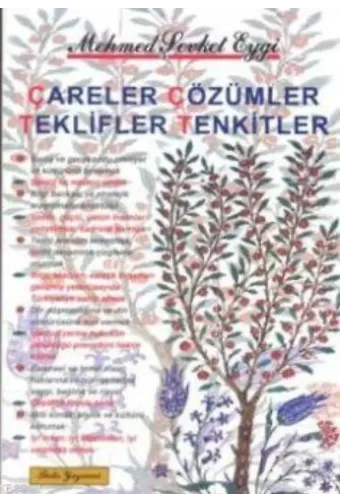Çareler Çözümler Teklifler Tenkitler