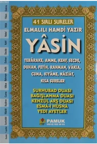 41 Sırlı Sureler Yasin; (Kod: 206)