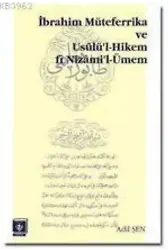 İbrahim Müteferrika ve Usülü'l Hikem fi Nizam'i-Ümmen