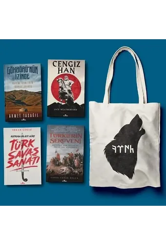 Kadim Türkler Seti (4 Kitap-Bez Çanta Hediyeli)