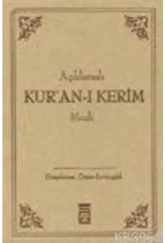 Açıklamalı Kur´an-ı Kerim Meali