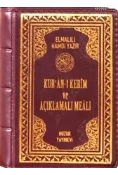 Kuran-ı Kerim ve Açıklamalı Meali - Cep Boy Kılıflı; Bilgisayar Hatlı