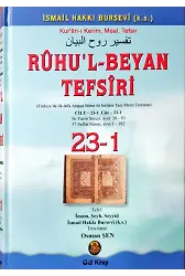 Ruhul Beyan Tefsiri 23-1. Cilt