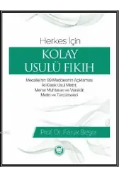 Herkes İçin Kolay Usulü Fıkıh
