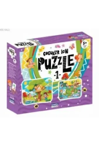 Çocuklar İçin Puzzle - 1 (Kutulu)