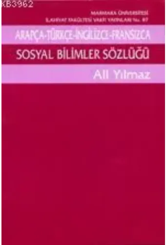 Arapça-Türkçe-İngilizce-Fransızca Sosyal Bilimler Sözlüğü