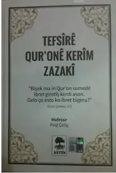 Tefsire Qur'One Kerim Zazaki (Ciltli)