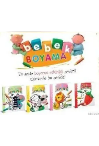 Bebek Kitapları Boyama Serisi (4 Kitap)