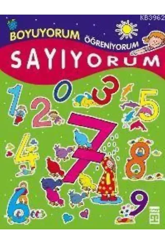 Sayıyorum; Boyuyorum Öğreniyorum, +3 Yaş