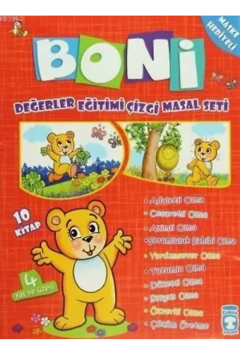 Boni (10 Kitap) Set; +4 Yaş