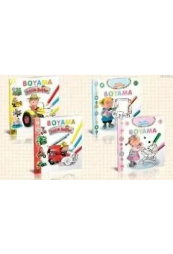 Küçük Hanımlar - Küçük Beyler Boyama (4 Kitap)