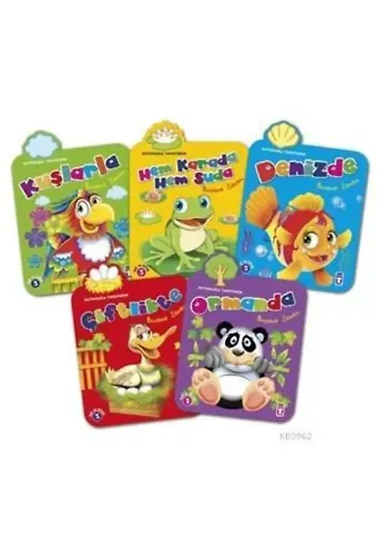 Hayvanlarla Tanışıyorum Set (5 Kitap)