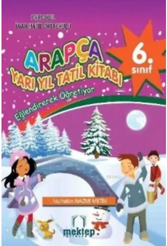 6. Sınıf Arapça Yarı Yıl Tatil Kitabı
