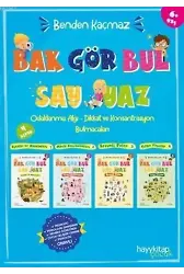 Benden Kaçmaz Set (4 Kitap Takım); Odaklanma, Algı-Dikkat ve Konsantrasyon Bulmacaları