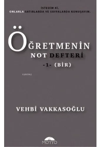 Öğretmenin Not Defteri - 1 (Bir)