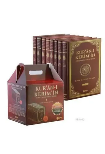 Kur'an-ı Kerim'in Türkçe Meali ve Tefsiri (8 Cilt - Ciltli - Şamua)