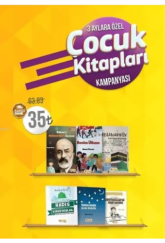 3 Aylara Özel Çocuk Kitapları Kampanyası