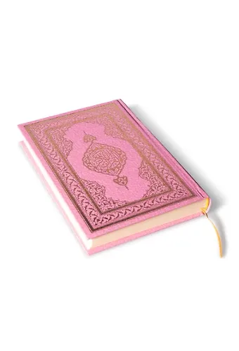 Mushafı Şerif Orta Boy 2 Renk Semerkand Pembe Kapak