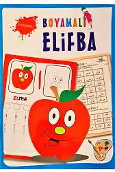Çıkartmalı Boyamalı elmalı Elifba