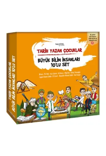Tarih Yazan Çocuklar -Büyük Bilim İnsanları 10'lu Set