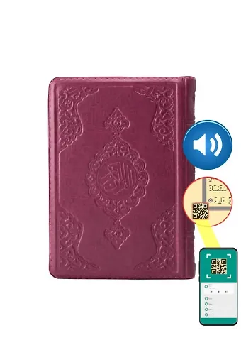 Çanta Boy Kur'an-ı Kerim (Lila Renk, Kılıflı, Mühürlü)