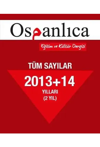 Osmanlıca Dergi 2013+2014 Sayıları (Tümü)