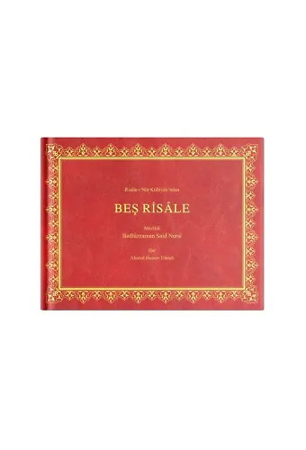 Orta Boy Beş Risale Mecmuası (Mukayeseli - Yatay)