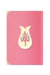 Çanta Boy Süet Mealli Yasin Cüzü (P.Pembe, Lale)