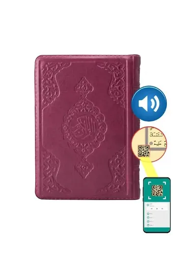 Çanta Boy Kur'an-ı Kerim (Lila, Kılıflı, Mühürlü)
