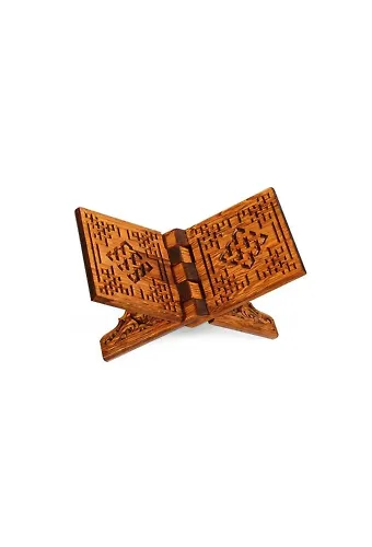 Oymalı Ahşap Rahle Mini Boy - 35 cm