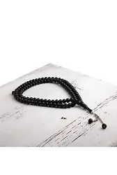 Siyah Mono Tesbih 99lu 14mm