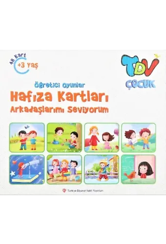 Öğretici Oyunlar Hafıza Kartları - Arkadaşlarımı Seviyorum