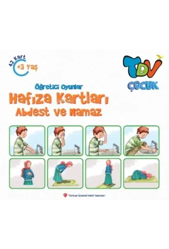 Öğretici Oyunlar Hafıza Kartları - Abdest Ve Namaz 42 Kart