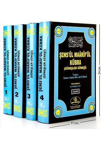Şemsül Maarifül Kübra (Güneşler Güneşi) 4 Cilt Takım