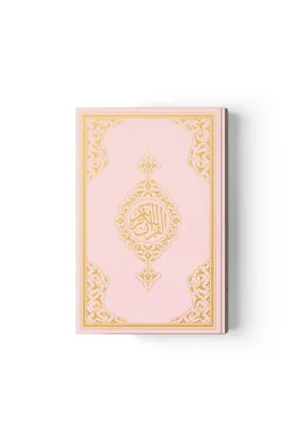 Çanta Boy Kur'an-ı Kerim Yeni Cilt (Pembe, Mühürlü)
