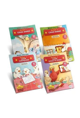 Etkinlikli Hikayeler Seti 4 kitap | Aile Dizisi | Neslihan Beyhan