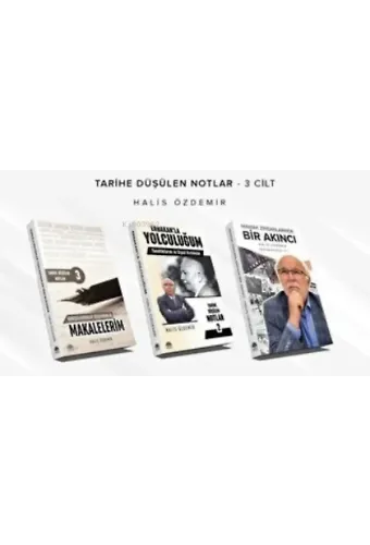 Tarihe Düşen Notlar Seti - 3 Kitap Takım
