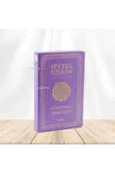 Feyzü'l Furkan Kur'ân-ı Kerîm ve Tefsirli Meali (Büyük Boy - Mushaf ve Meal - Lila