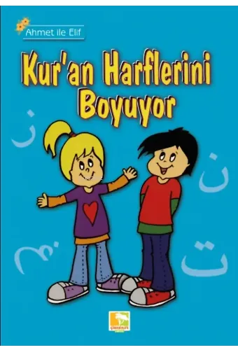 Ahmet İle Elif Kuran Harflerini Boyuyor
