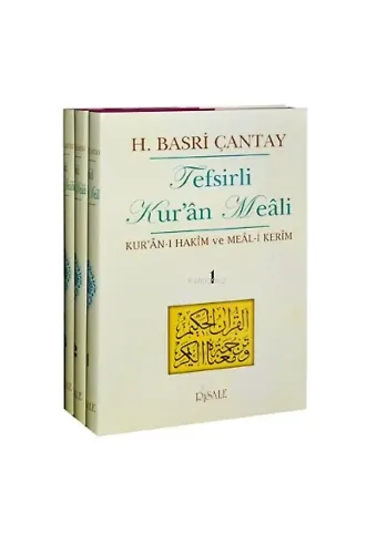 Tefsirli Kur'an Meali ( 3 Cilt Takım );Kur'an-ı Hakim ve Meal-i Kerim