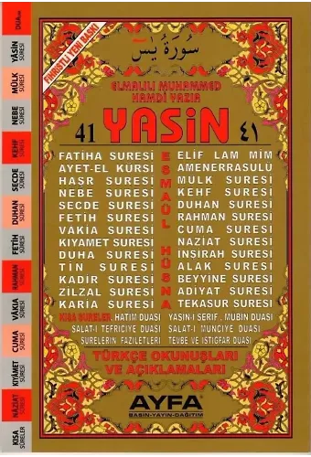 Orta Boy 41 Yasin 2 Renk