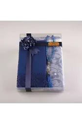 Tesbih Seccade Şal Set (Lacivert)