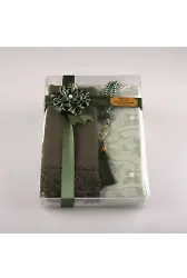 Tesbih Seccade Şal Set (Yeşil)