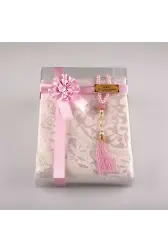 Tesbih Seccade Seti (Toz Pembe)
