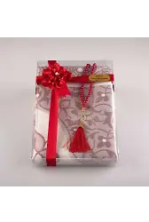 Tesbih Seccade Seti (Kırmızı)