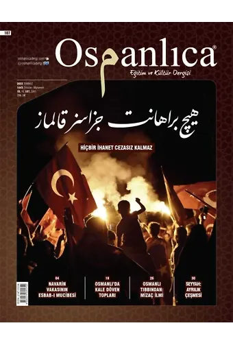 Temmuz 2022 Osmanlıca Dergisi