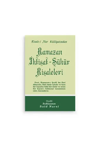 Ramazan-İktisat-Şükür Risaleleri
